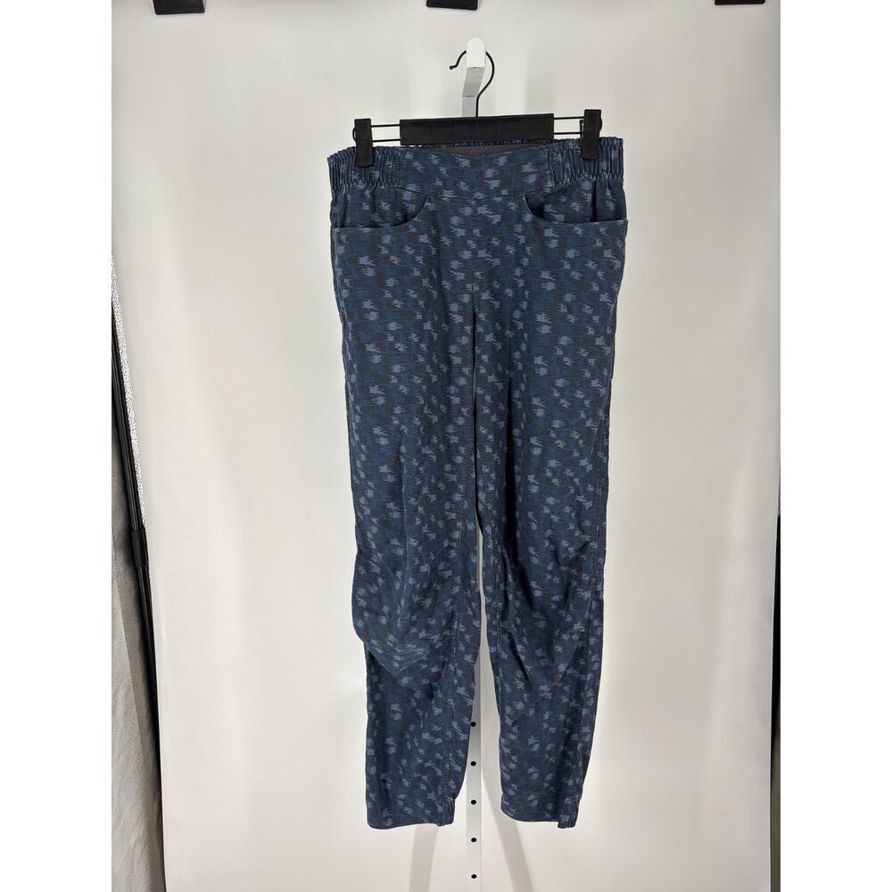 Patagonia Blue Printed Ruched Activewear Pants